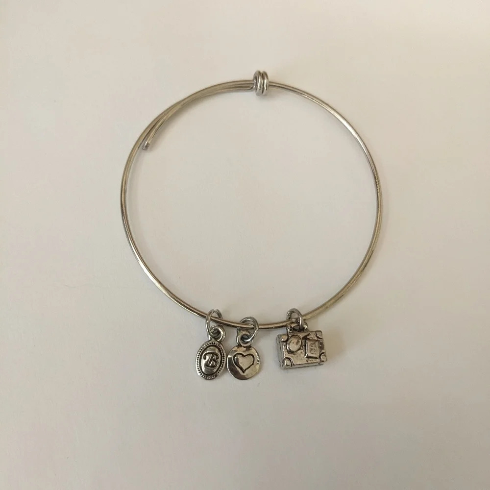 2 For $10⚡/Silver Expandable  3 charm Bracelet